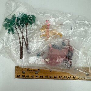 Sealed Vtg 90s Lion King Simba Timon Pumbaa Cake Topper w Palm Trees Applause